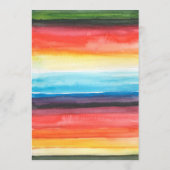 Illustriert Bespoke | Taco Bar Wedding Menu Menükarte (Rückseite)