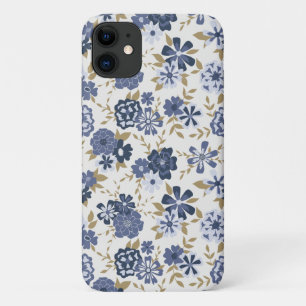 Illustriert Blauer Vektor Blume Botanische Rebsort Case-Mate iPhone Hülle
