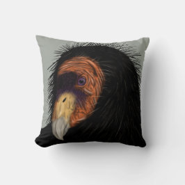 Illustriert California Condor Kissen
