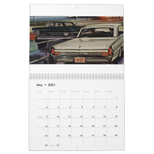 Illustriert Cars & Folks 2021 Kalender