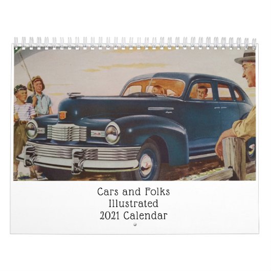 Illustriert Cars & Folks 2021 Kalender (Titelbild)
