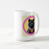Illustriert Chow Chow Chow Hund Kaffeetasse (VorderseiteRechts)