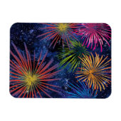 Illustriert Fireworks Magnet Dark Sky (Horizontal)