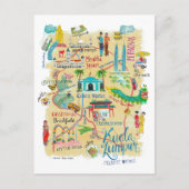 Illustriert Gelbe Karte Kuala Lumpur (Vorderseite)