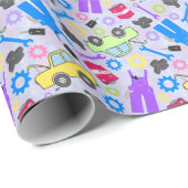 Illustriert Geschenkpapier (Rolleneckpunkt)