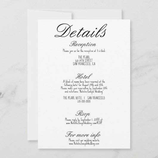 Illustriert Gezeichnet Whimsical alles in einem Sp Einladung (Rückseite)