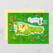 Illustriert Grand Cayman Karte (Vorne/Hinten)