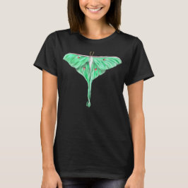 Illustriert Green Lunar Moth T-Shirt