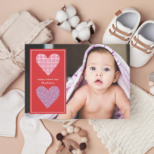 Illustriert Hearts Valentine Feiertagskarte