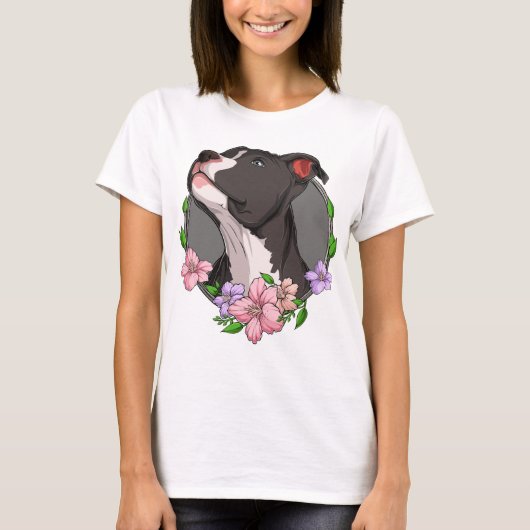 Illustriert Pit Bull Terroir T-Shirt (Vorderseite)