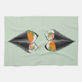 Illustriert Sushi Handroll Geschirrtuch (Horizontal)