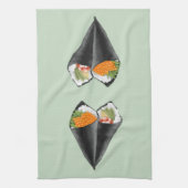 Illustriert Sushi Handroll Geschirrtuch (Vertikal)