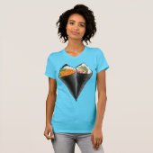 Illustriert Sushi Handroll T - Shirt (Vorne ganz)
