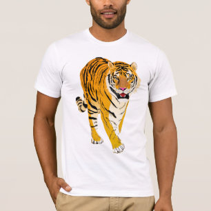 Illustriert Tiger T-Shirt