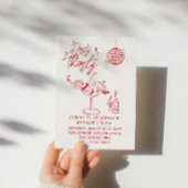 Illustrierte 30. Geburtstagsparty Einladung