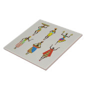 Illustrierte afrikanische Frauen Fliese (Seite)