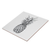 Illustrierte Ananas-Muster Fliese (Seite)