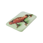 Illustrierte Badematte - Frosch (Schrägansicht)