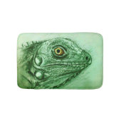Illustrierte Badematte - Iguana (Vorderseite)