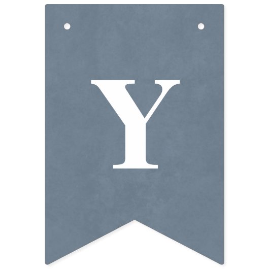 Illustrierte Bannerfahnen für Knot - Blau grau Wimpelkette (Dritte Fahne)