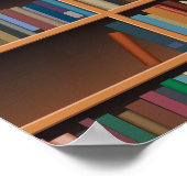 Illustrierte Bibliothek Poster (Ecke)