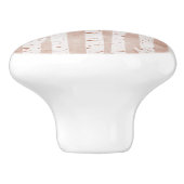 Illustrierte Birkenbäume Keramikknauf (Seitenansicht)