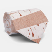 Illustrierte Birkenbäume Krawatte (Gerollt)