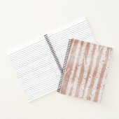 Illustrierte Birkenbäume Notizblock (Innenseite)