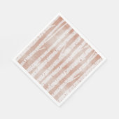 Illustrierte Birkenbäume Serviette (Ecke)