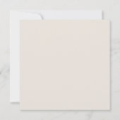 Illustrierte Blume Klassiker Save the Date in Einladung (Rückseite)