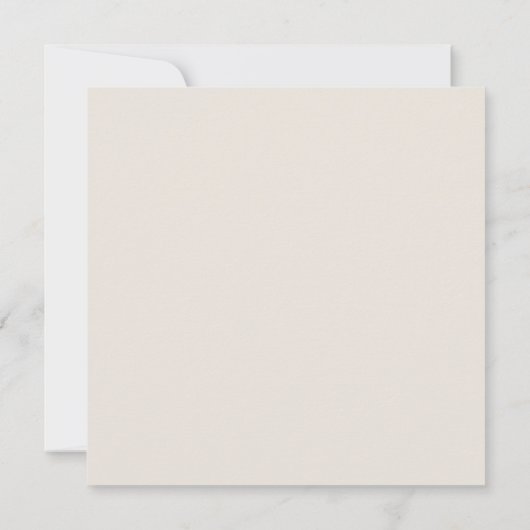 Illustrierte Blume Klassiker Save the Date in Einladung (Rückseite)