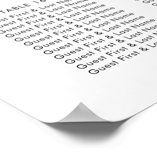 Illustrierte Blume Poster (Ecke)