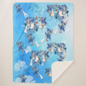 Illustrierte Blume Sherpadecke (Vorderseite)