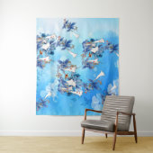 Illustrierte Blume Wandteppich (Beispiel)