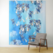 Illustrierte Blume Wandteppich (Beispiel)