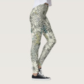 Illustrierte BlumenLeggings Leggings (Rechts)