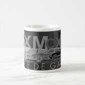 Illustrierte Citroen Auto-Tasse "Haute de Gamme" Kaffeetasse (Mittel)