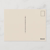 Illustrierte Colorado-Karte Postkarte (Rückseite)