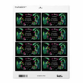 Illustrierte Dropper-Flaschen-Etikett (Vorne)