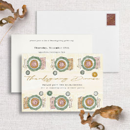 Illustrierte Einladung für Erntedank