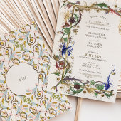 Illustrierte Einladung zur Hochzeit im königlichen