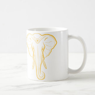 Illustrierte Elefant-Tasse Kaffeetasse