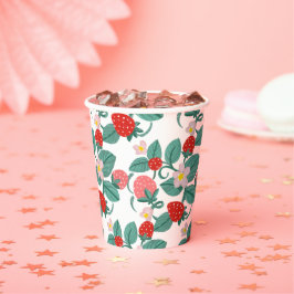 Illustrierte Erdbeere Berry Sweet Baby Dusche Pappbecher