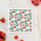 Illustrierte Erdbeere Berry Sweet Baby Dusche Serviette (Beispiel)