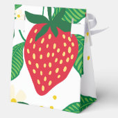 Illustrierte Erdbeere, botanisch Geschenkschachtel (Rückseite)