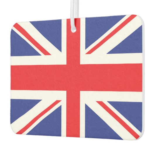 Illustrierte Fassung der britischen Flagge Autolufterfrischer (Links)