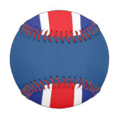 Illustrierte Fassung der britischen Flagge Baseball (Rückseite)