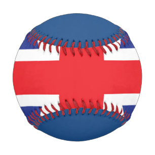 Illustrierte Fassung der britischen Flagge Baseball