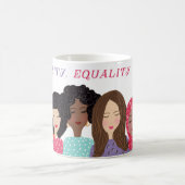 Illustrierte Frauen der Tasse der Welt (Mittel)