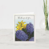 Illustrierte Frühlingskarte Karte (Vorderseite)